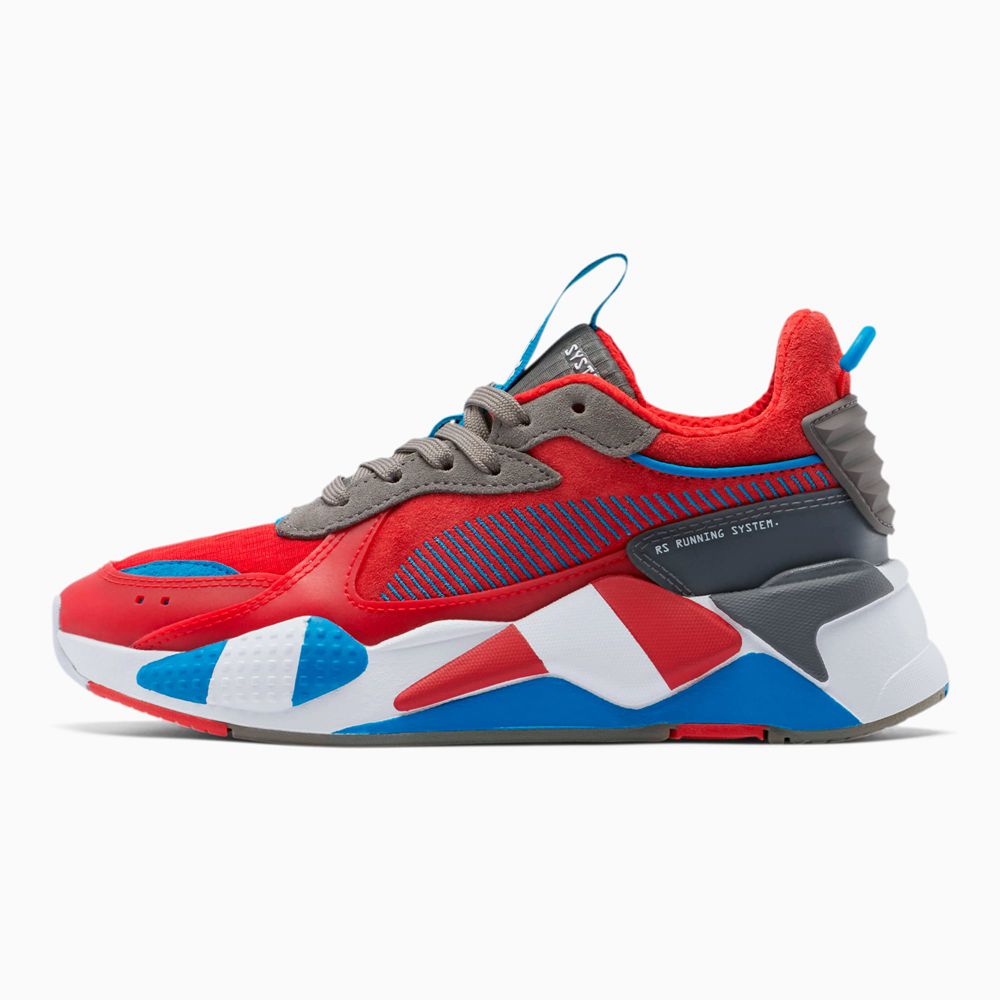 Puma RS-X Retro Fiú Sportcipő - Piros/Szürke ( Hungary - JNMKB2137 )